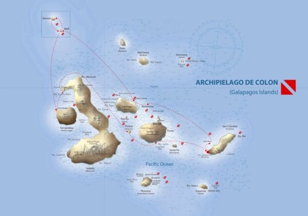 Galapagos Skyルートマップ